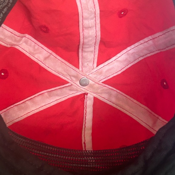 Classic Coke Coca Cola Red Nylon Strapback Unstructured Hat - Picture 7 of 7